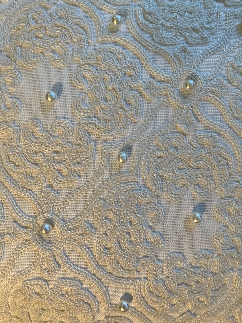 Wedding Pillow Set Pearl Design Set 2